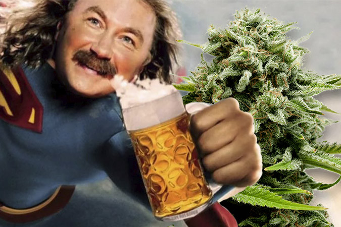 Пиво сварено на основе марихуаны