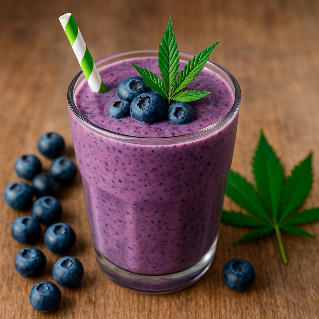 польза черничного смузи